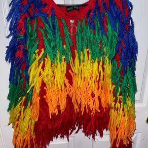 A shaggy sweater!!!